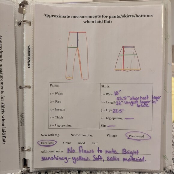 & OTHER STORIES PARIS ATELIER Satin Accordion Wrap Skirt 2 Sunshine Yellow - Picture 10 of 10